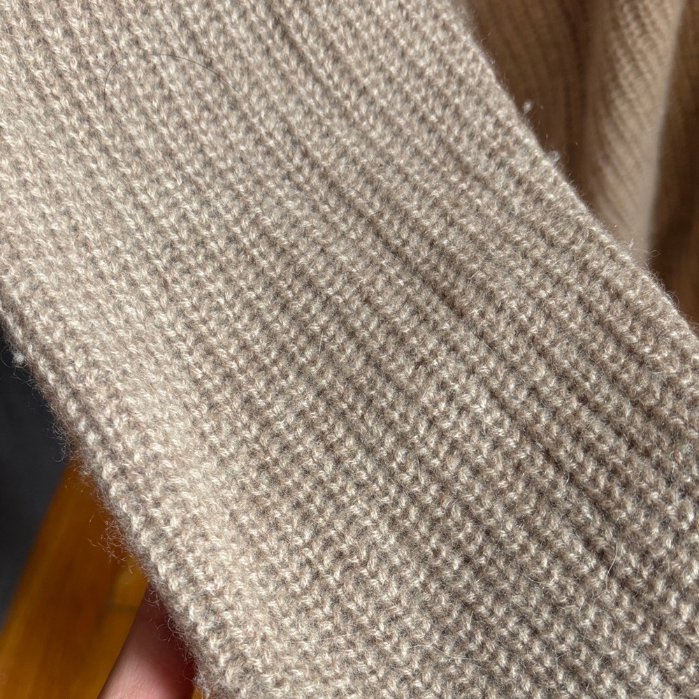 Quince Ribbed Cashmere Cardigan | size small - Picture 4 of 10